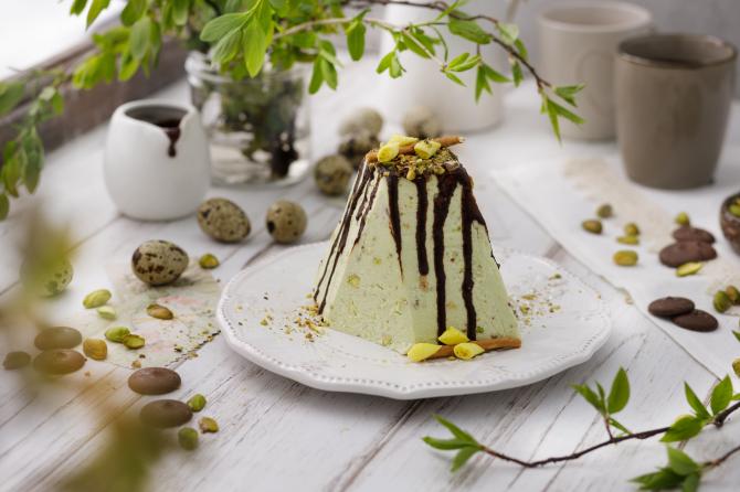 Творожная пасха с фисташковым вкусом