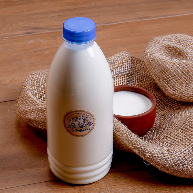 Молоко козье пастеризованное 4.0%, 1л