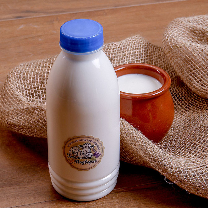Молоко козье пастеризованное 4.0%, 0,5л
