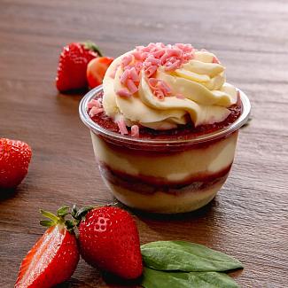 Трайфл ваниль и клубника